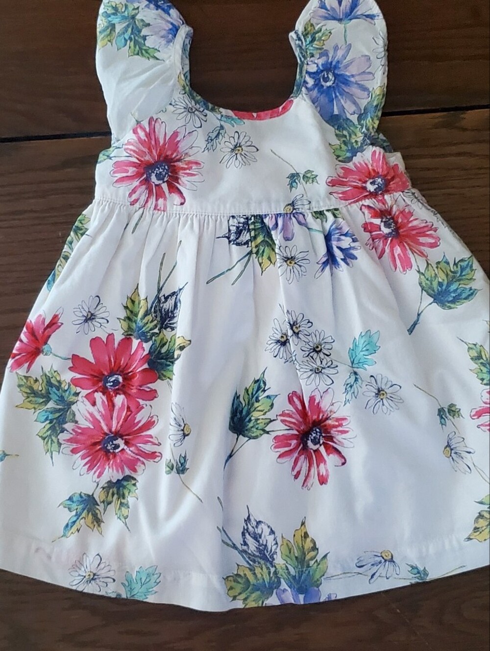 Baby GAP White Floral Dress